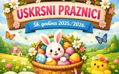 Obavijest o proljetnom odmoru